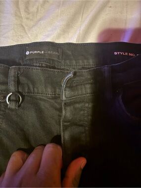Purple Brand Men's Black Pants